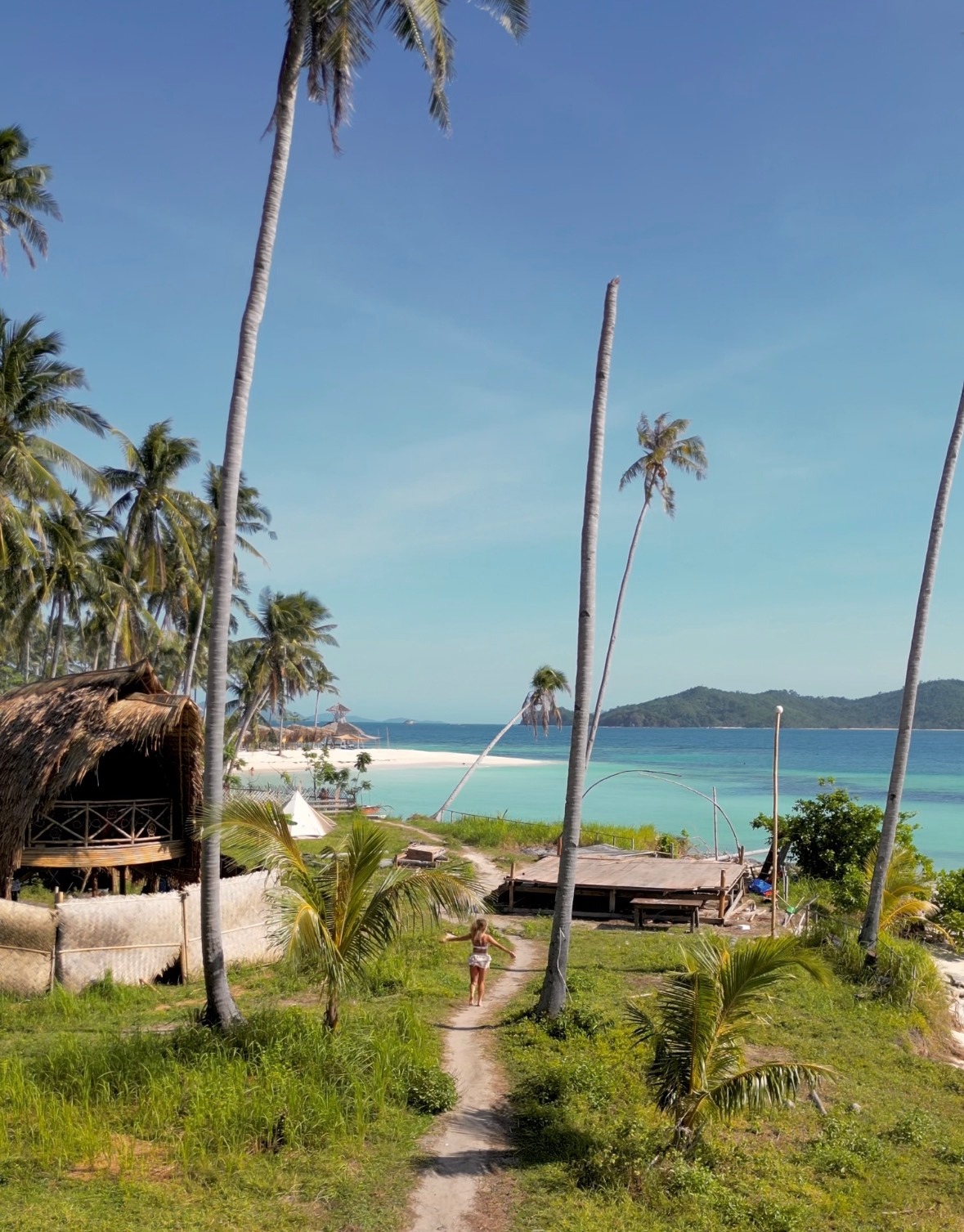 Private-island beach in the Philippines